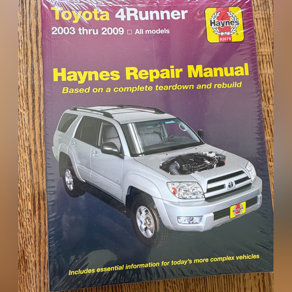 Hanes Repair Manual - 2003 thru 2009 Toyota 4Runner - 4th Generation